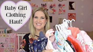 Baby Girl Clothing Haul  6-9 Months Old