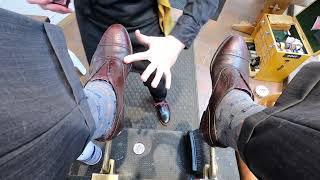 ASMR SHOE SHINE  BEST SHOE SHINE IN DENVER  ALDENS