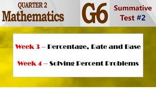 SUMMATIVE TEST #2 - QUARTER 2 - GRADE 6 MATHEMATICS