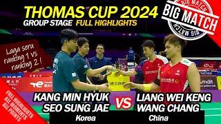 Thomas Cup 2024 - Kang Min Hyuk  Seo Seung Jae vs Liang Wei Keng  Wang Chang - Full Highlights MD