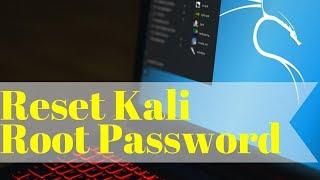 Simple Steps to Reset Kali Root Password