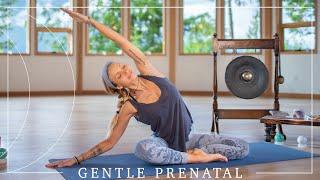 30 Min Prenatal Yoga Workout  Gentle Full Body Yoga For All Levels & Trimesters To Feel GREAT