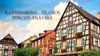 Kaysersberg  - Beautiful town on the Wine Route - walktrough - 4K - France