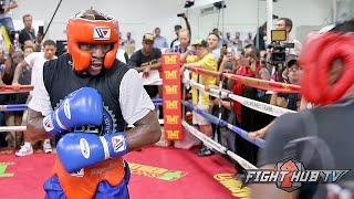 FLOYD MAYWEATHER SPARRING - SCHOOLS SPARRING PARTNERS PREPARING FOR NEXT FIGHT- FULL VIDEO