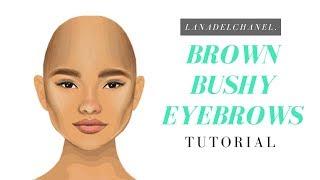 THICK BUSHY Eyebrow OVERLAY  SIMPLE Stardoll Face Tutorial  LanaDelChanel