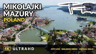 Mazury ️ Mikołajki Drone Aerial Footage  Living in Poland 4K