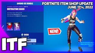 Fortnite Item Shop *NEW* AMONG US COLLAB + POWER CHORD IS BACK June 17th 2022 Fortnite BR