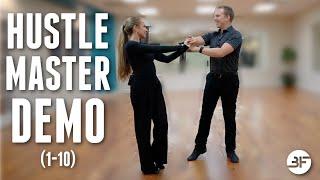 Hustle Dance Steps with Partner  Hustle Master Demo 1-10