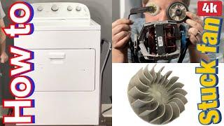 How to Replace a Dryer Drive Motor. Stuck fan blower removal and replacement Whirlpool won’t start