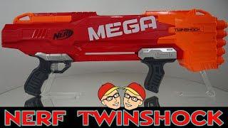 NERF MEGA TWINSHOCK VORSTELLUNG  REICHWEITENTEST  ZUBEHÖR  WORKER SHELLS