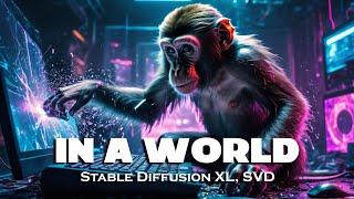 In a world Trailer  Stable Video Diffusion XL