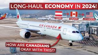 BRUTALLY HONEST  Air Canada Boeing 787 ECONOMY from Vienna via Toronto to Los Angeles in 2024