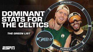 GREENYS LIST of DOMINANT stats from the Boston Celtics season   #Greeny