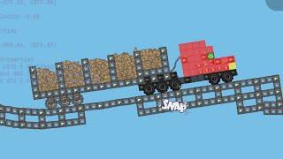 Testing a bridge with a heavy truck - Bad Piggies