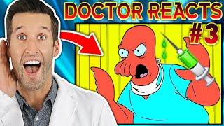 ER Doctor REACTS to Hilarious Futurama Medical Scenes #3