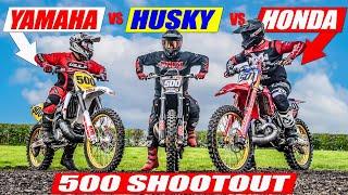 2024 500cc Two Stroke Dirt Bike Shootout  Tomasin T500 vs BRC 500s