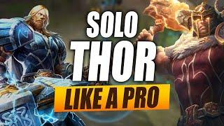 How to MASTER THOR SOLO  SMITE Gameplay Guide