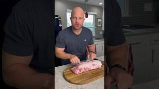 How to cut #pork loin into chops. #dinner