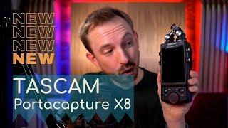 Voice Recorder - NEW Tascam Portacapture X8 First Look Review Features