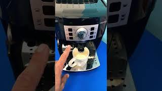 How do YOU make the best coffee AT espresso Delonghi Magnifica S with Lavatza coffee #shorts
