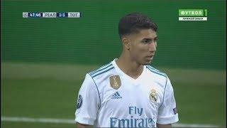 Achraf Hakimi vs Tottenham 17.10.2017 HD تحركات أشرف حكيمي أمام توتنهام