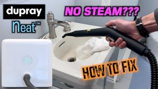 Dupray NEAT Steam Cleaner - NO STEAM or SPRAY Solved