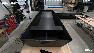 A day in the factory Making-of the Blackjon 400. #HDPE #INDESTRUCTIBLE #BOATING