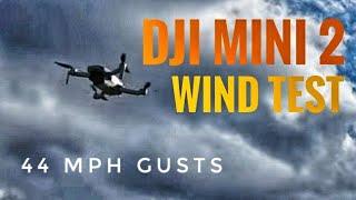 DJI Mini 2 High Wind Test - Unbelievable  44 mph Winds