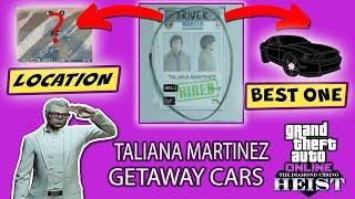 GTA Online Taliana Martinezs All Getaway Vehicles and her best Vehicle & their Parking Locations