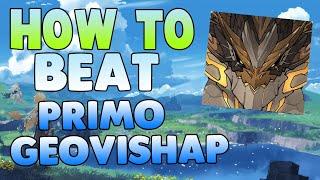 How to EASILY beat Primo Geovishap in Genshin Impact ALL ELEMENTS - Free to Play Friendly