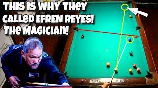 Efren Reyes Performs Extraordinary Shot against Thomas Williams at 2023 9-Ball Invitational Match