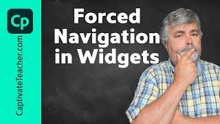 All-New Adobe Captivate Forced Navigation in Widgets