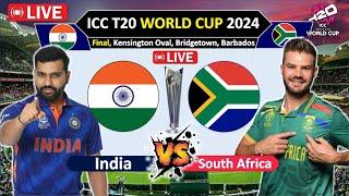 INDIA vs SOUTH AFRICA ICC T20 WC FINAL Live Scores & Commentary  SA Batt 9.0 to 20 Overs Match End