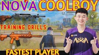 Nova CoolBoy Training Drills With M4+DP with 4X #XQFCOOLBOY Number-1 Fastest Player in the world