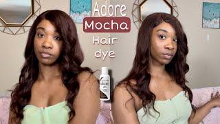 Adore Mocha Hair Dye w Water Color Method