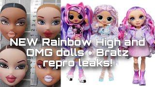 MGA DOLL NEWS NEW Rainbow High and OMG dolls + Bratz slumber party reproduction leaks