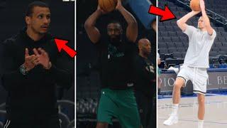 Boston Celtics Practice Today Before Game 4 NBA Finals vs. Dallas Mavericks Brown Tatum Porzingis