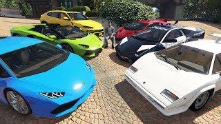 Lamborghini Cars Delivery to Michaels House in GTA 5 Real Life Cars