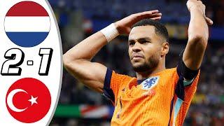 Netherlands vs Turkey 2-1- All Goals & Highlights - Euro 2024