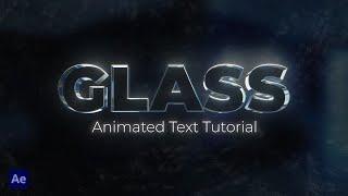 Creating 3D Glass Text Animation in After Effects