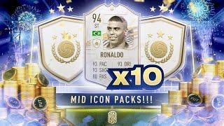 OMG 94 RATED RONALDO IN A PACK 10 x MID ICON PACKS FIFA 21