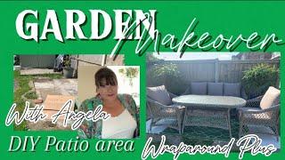 GARDEN MAKEOVER  Outdoor Space DIY Small Patio Transformation  Garden Furniture  1930’s urban