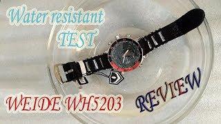 Weide WH-5203 sport watch review  Double Movt LED Sports Watch  water resistant   Stop Watch