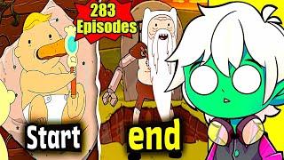 The ENTIRE Story of Adventure Time From Start to Finish  Breif Toon Reaction