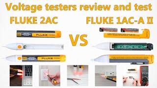 Fluke 2AC VS Fluke 1AC-A II VoltAlert Voltage Testers Review and Test