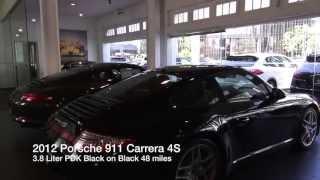 2012 Porsche 911 Carrera 4S Black PDK NEW DEALER DEMO CLOSEOUT Beverly Hills