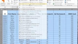 Color alternate rows of your Excel spreadsheet aka zebra stripes