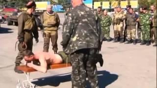Russian Cossack Insurgents Whip Troops Corporal punishment staged to deter drunken lawlessness
