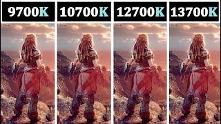 RTX 4090  Intel I7 9700K vs 10700K vs 12700K vs 13700K  4K Ultrawide 1440P 1080P Tested 