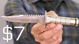 TESTING THE ULTIMATE SURVIVAL KNIFE - WRANGLERSTAR PROFESSIONAL HOMEOWNER